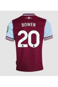 West Ham United Jarrod Bowen #20 Voetbaltruitje Thuis tenue 2024-25 Korte Mouw